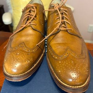 Cole Haan Shoes Men Madison Wing Ox II Size 11 British Tan Leather New Wingtip